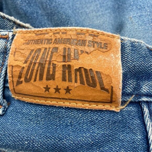 LONG HAUL Men’s Jeans‎ Size 40/30 Blue Hand Measures approx 38X27 - Picture 6 of 12